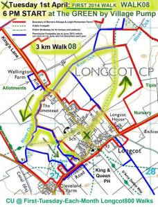 Village walk 1st April 2014